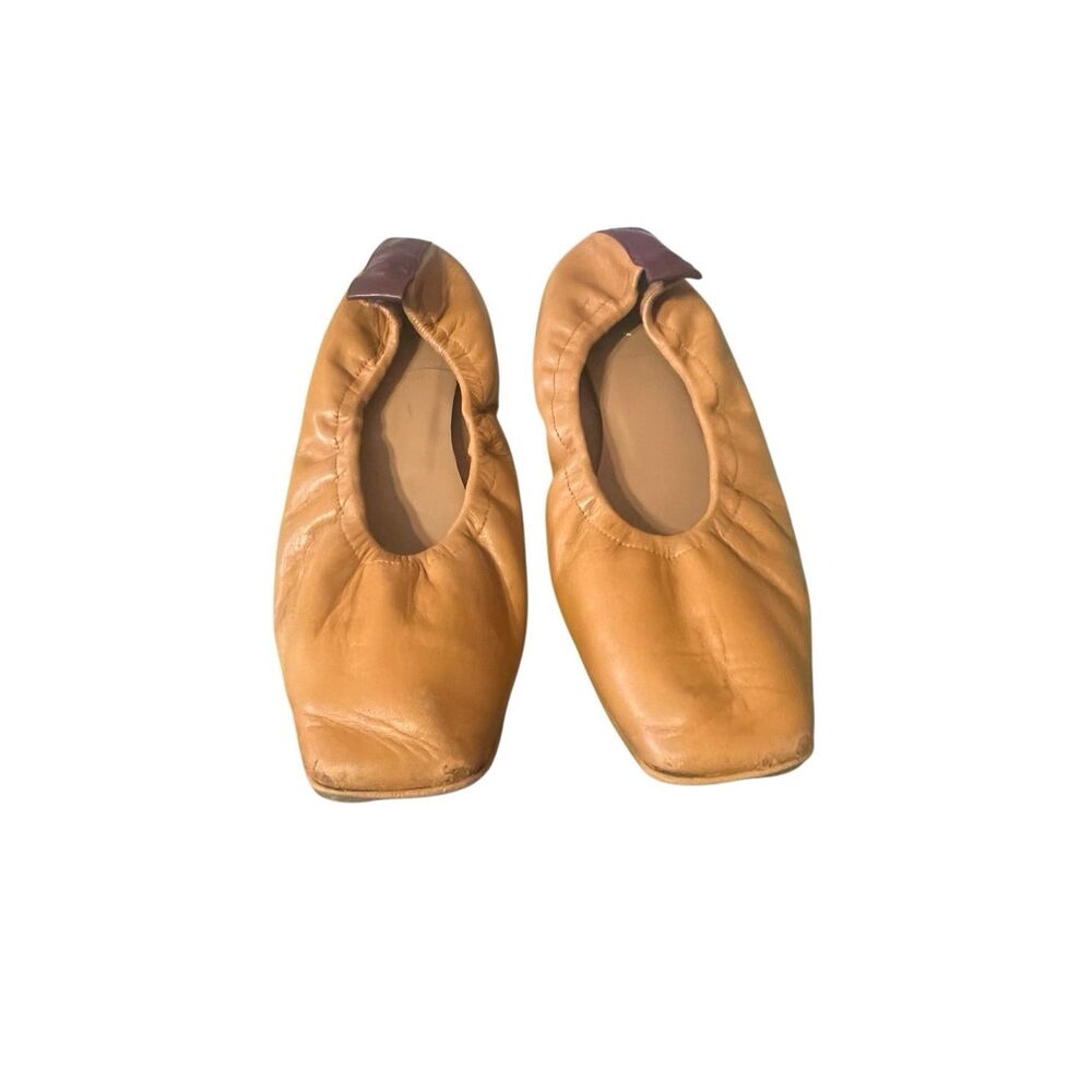 Flattered Nadine cognac leather ballet flats in size 39
